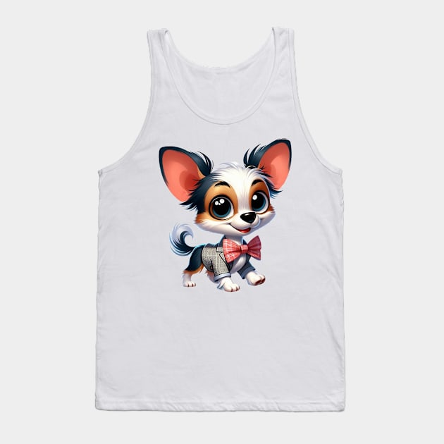 Cute Toy Terrier Tank Top by Dmytro